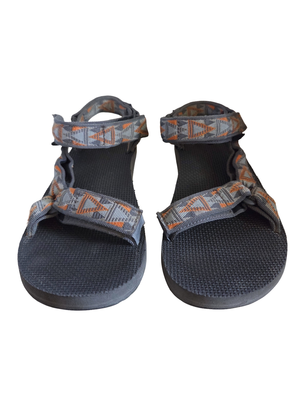 Men's Teva Original Universal Sandals Geometric Mosaic Brown Adjustable Straps